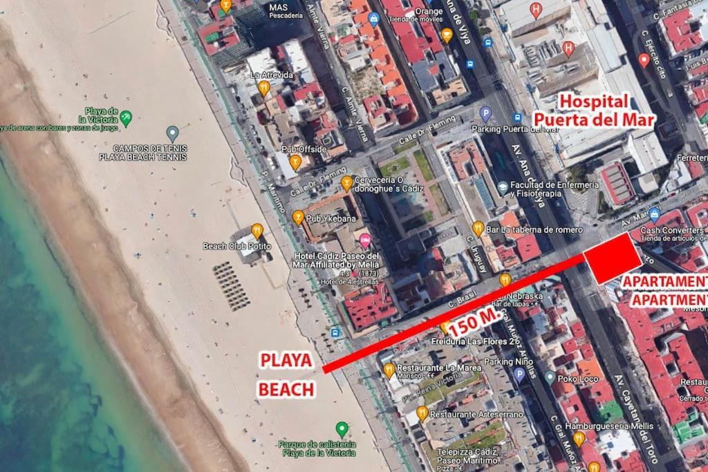 Apartamento Puerta Del Mar Cádiz Eksteriør bilde